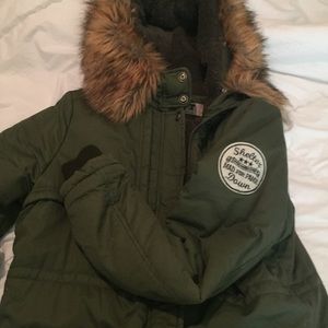 Green parka